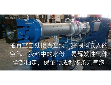 250“銷釘抽真空（排氣）冷喂料擠出機(jī)